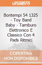 Bontempi 54 1325 - Toy Band Baby - Tamburo Elettronico E Classico Con 4 Pads Ritmici gioco di Bontempi