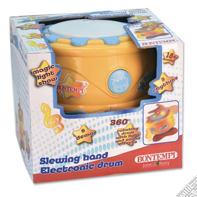 Bontempi 54 1725 - Toy Band Baby - Tamburo Con Effetti Sonori E Luminosi gioco di Bontempi