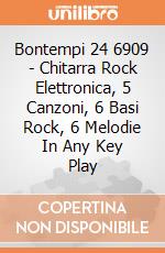 Bontempi 24 6909 - Chitarra Rock Elettronica, 5 Canzoni, 6 Basi Rock, 6 Melodie In Any Key Play gioco di Bontempi