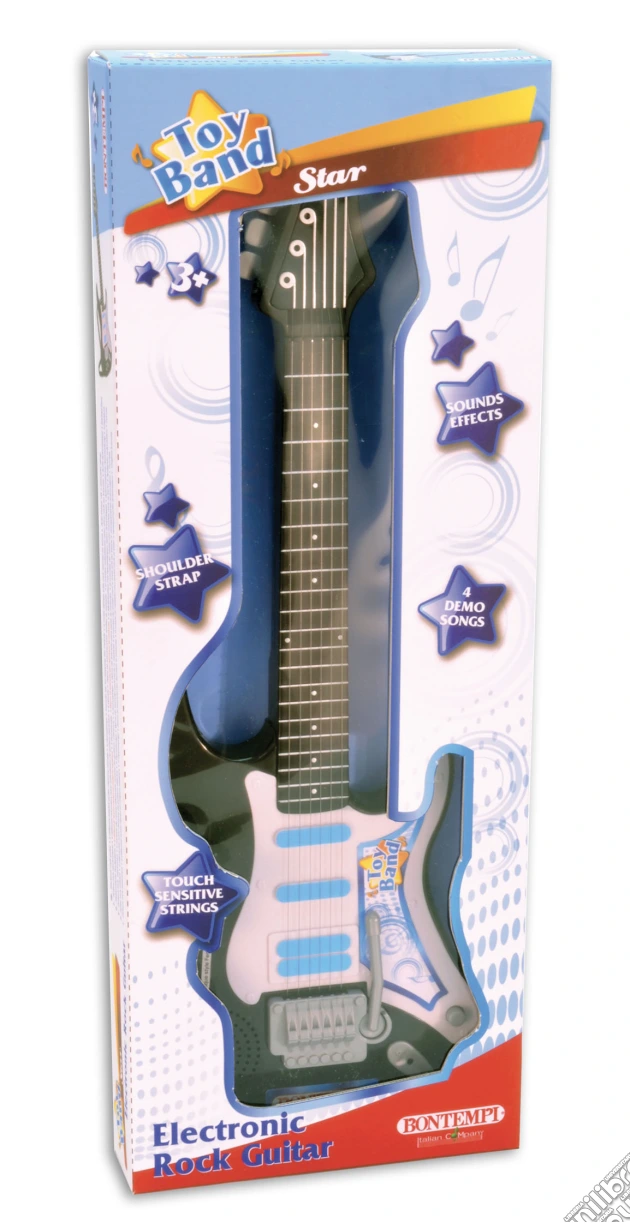 Bontempi 24 4810 Toy Band Star Chitarra Rock Elettrica Con