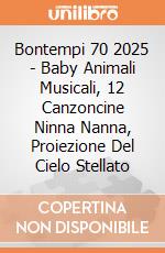 Bontempi 70 2025 - Baby Animali Musicali, 12 Canzoncine Ninna Nanna, Proiezione Del Cielo Stellato gioco di Bontempi