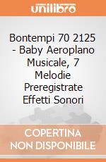 Bontempi 70 2125 - Baby Aeroplano Musicale, 7 Melodie Preregistrate Effetti Sonori gioco di Bontempi