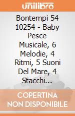 Bontempi 54 10254 - Baby Pesce Musicale, 6 Melodie, 4 Ritmi, 5 Suoni Del Mare, 4 Stacchi Musicali gioco di Bontempi