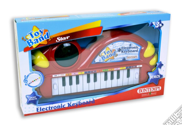 Bontempi 12 2230 - Toy Band Star - Tastiera Elettronica Da Tavolo A 22 Tasti Con Sfera Luminosa gioco di Bontempi