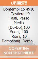 Bontempi 15 4910 - Tastiera 49 Tasti, Passo Medio (Do-Do),100 Suoni, 100 Ritmi, 10 Demosong. Demo One, Demo All, gioco di Bontempi