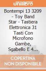 Bontempi 13 3209 - Toy Band Star - Tastiera Elettronica 31 Tasti Con Microfono Gambe, Sgabello E 4 Pads gioco di Bontempi