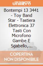 Bontempi 13 3441 - Toy Band Star - Tastiera Elettronica 37 Tasti Con Microfono Gambe E Sgabello, Lettore Mp3 gioco di Bontempi