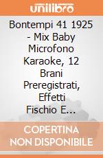 Bontempi 41 1925 - Mix Baby Microfono Karaoke, 12 Brani Preregistrati, Effetti Fischio E Applausi, Effetti Luminosi gioco di Bontempi