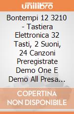 Bontempi 12 3210 - Tastiera Elettronica 32 Tasti, 2 Suoni, 24 Canzoni Preregistrate Demo One E Demo All Presa Usb gioco di Bontempi