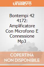 Bontempi 42 4172: Amplificatore Con Microfono E Connessione Mp3 gioco