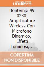 Bontempi 49 0230: Amplificatore Wireless Con Microfono Dinamico, Effetti Luminosi, Funzione Tws Ed Effetto Eco giochi