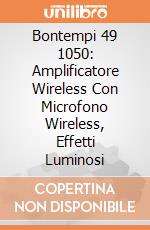 Bontempi 49 1050: Amplificatore Wireless Con Microfono Wireless, Effetti Luminosi gioco
