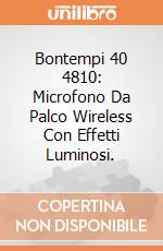 Bontempi 40 4810: Microfono Da Palco Wireless Con Effetti Luminosi. giochi