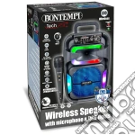 Bontempi 49 1030: Amplificatore Wireless Con Microfono Dinamico, Effetti Luminosi, Regolatore Alti E Bassi Ed Effetto Eco giochi