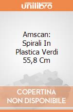 Amscan: Spirali In Plastica Verdi 55,8 Cm gioco di Giocoplast