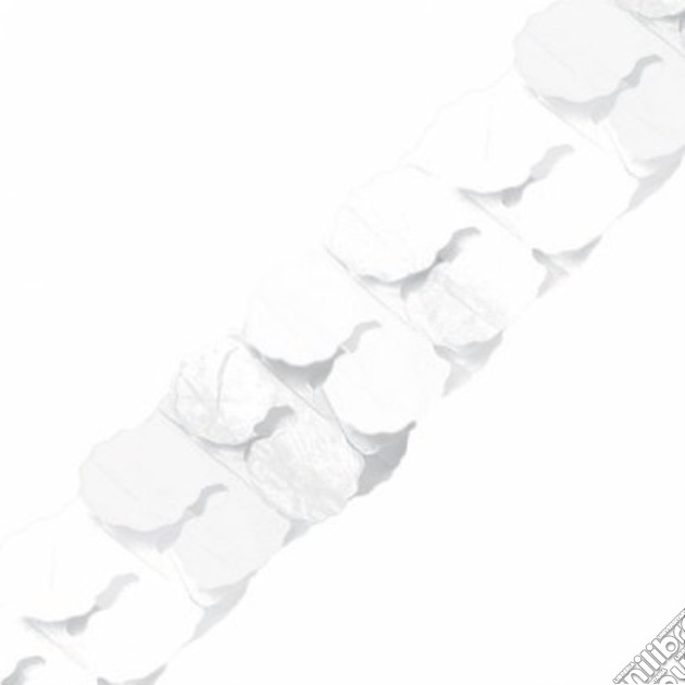 Amscan: Festone Ghirlanda Carta Bianco 3,65 Mt gioco di Giocoplast