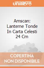 Amscan: Lanterne Tonde In Carta Celesti 24 Cm gioco di Giocoplast