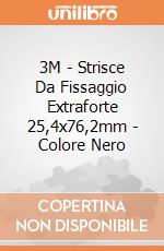 3M - Strisce Da Fissaggio Extraforte 25,4x76,2mm - Colore Nero gioco