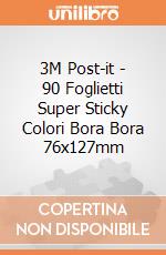 3M Post-it - 90 Foglietti Super Sticky Colori Bora Bora 76x127mm gioco di 3M