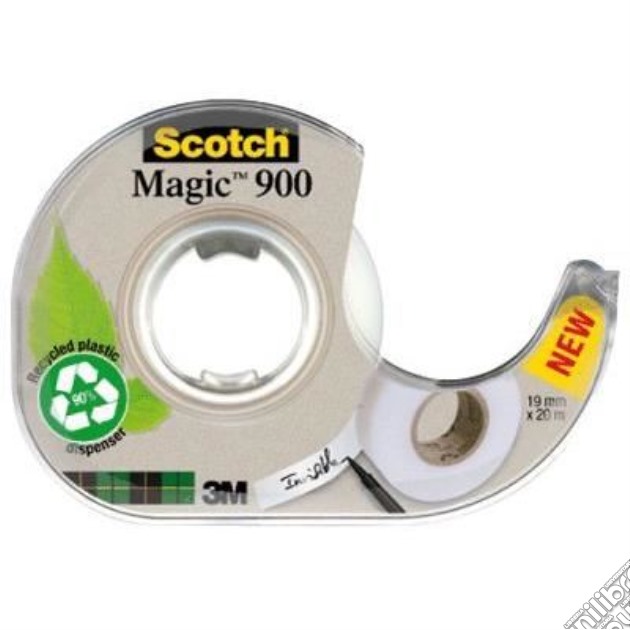 3M Post-it - Nastro Adesivo Scotch Magic 900 Maxi Chiocciola In Plastica Riciclata gioco