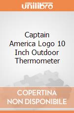 Captain America Logo 10 Inch Outdoor Thermometer gioco di NJ Croce