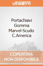 Portachiavi Gomma Marvel-Scudo C.America gioco di GAF