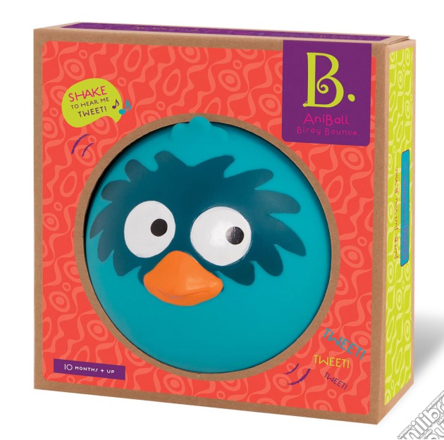 B.Toys Spiaggia Bx1570Z - Animall Birdy Bounce - Blu gioco di B.Toys