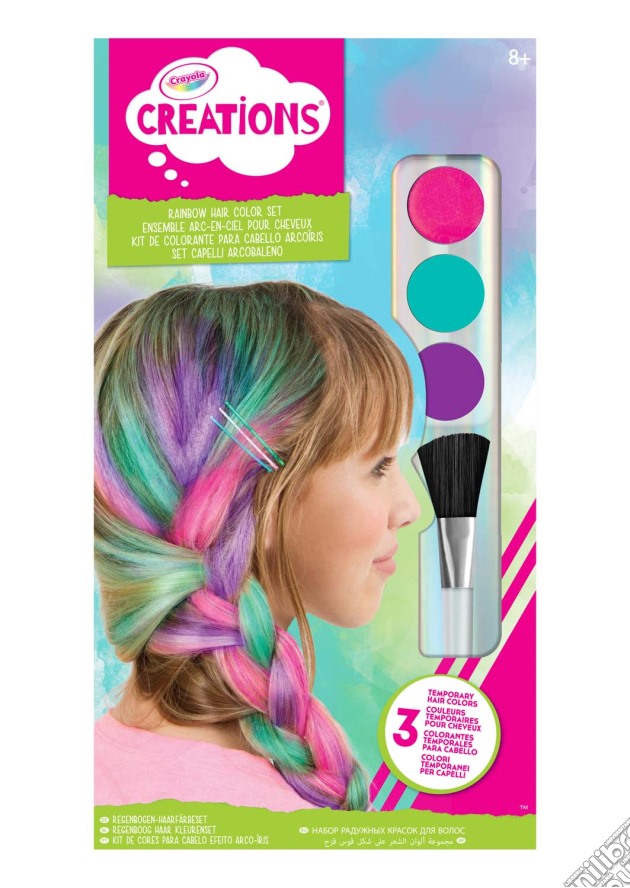 Creations - Capelli Arcobaleno Color Set gioco di Crayola