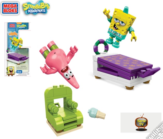 Mega Bloks - Spongebob - Mini Playset (un articolo senza possibilità di scelta) gioco di Mega Bloks