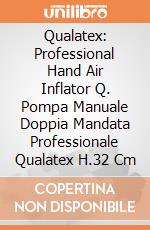Qualatex: Professional Hand Air Inflator Q. Pompa Manuale Doppia Mandata Professionale Qualatex H.32 Cm giochi