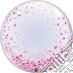 Pall. Bubble 24' - 61 Cm Pink Confetti Dots Q giochi