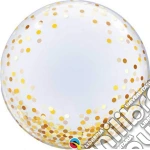 Pall. Bubble 24' - 61 Cm Gold Confetti Dots Q giochi