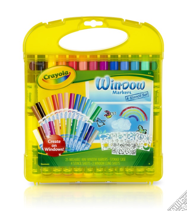 Crayola Set Colori per Vetro gioco di CREA