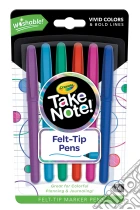 Crayola - Take Note! 6 Penne Pennarello Lavabili (Mag) gioco di Terminal Video