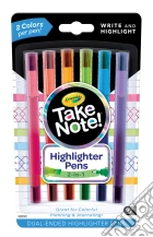 Crayola - Take Note! 6 Evidenziatori Con Penna (Mag) giochi