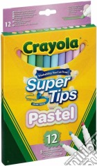Crayola: 12 Superpunta Lavabili Colori Pastello giochi
