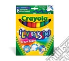 Crayola - Lavabilissimi - 8 Pennarelli Punta Maxi Ultra Lavabili giochi