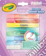Crayola: 8 Colle Glitter - Pastel giochi