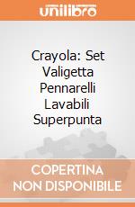 Crayola: Set Valigetta Pennarelli Lavabili Superpunta