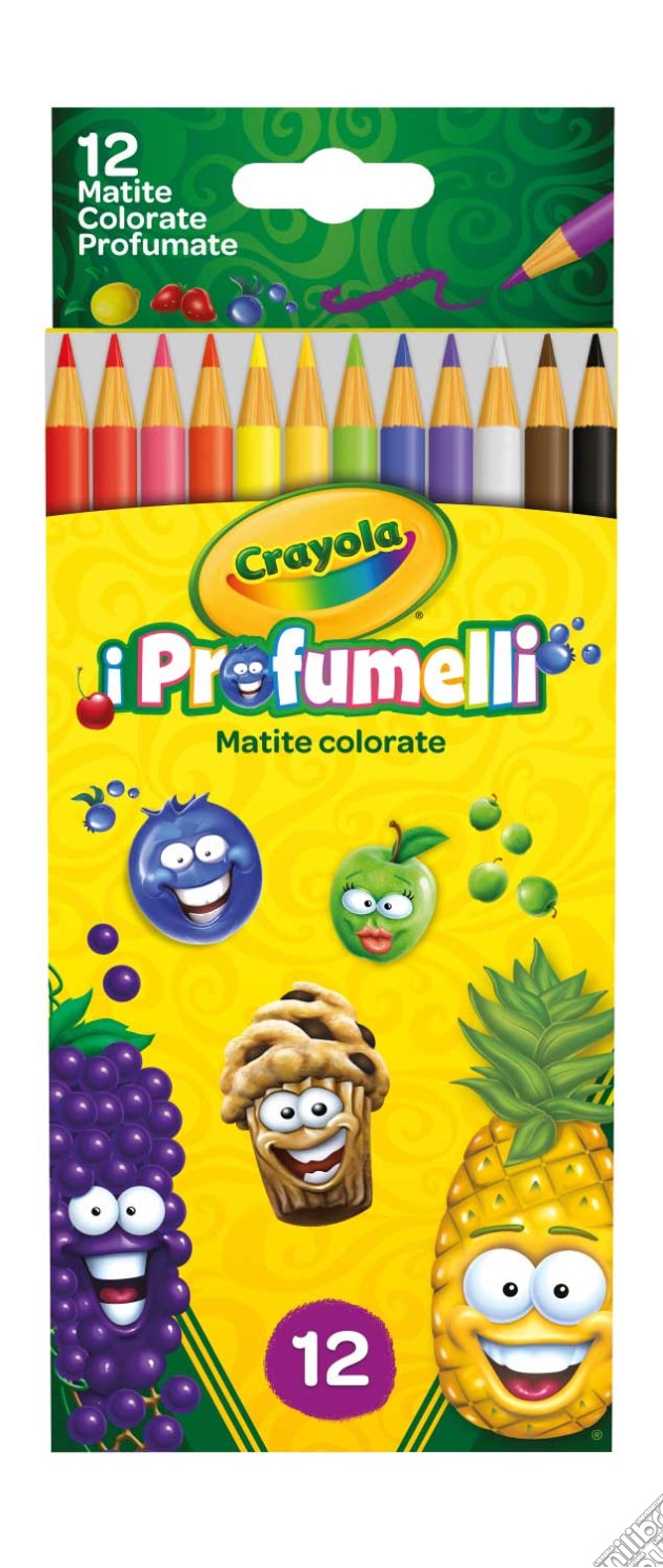 Crayola - I Profumelli - 12 Matite Colorate Profumate gioco di Crayola
