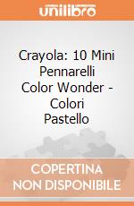 Crayola: 10 Mini Pennarelli Color Wonder - Colori Pastello giochi