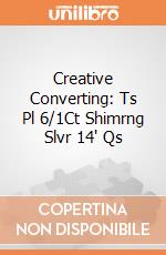 Creative Converting: Ts Pl 6/1Ct Shimrng Slvr 14' Qs gioco