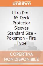 Ultra Pro - 65 Deck Protector Sleeves Standard Size - Pokemon - Fire Type giochi