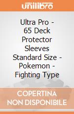 Ultra Pro - 65 Deck Protector Sleeves Standard Size - Pokemon - Fighting Type giochi
