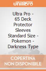 Ultra Pro - 65 Deck Protector Sleeves Standard Size - Pokemon - Darkness Type giochi