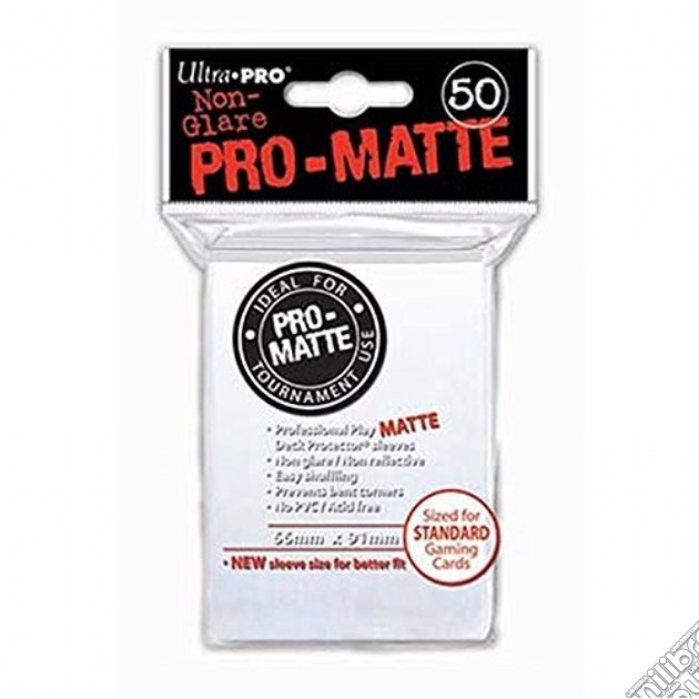 Sleeves Pro-Matte White D12 gioco