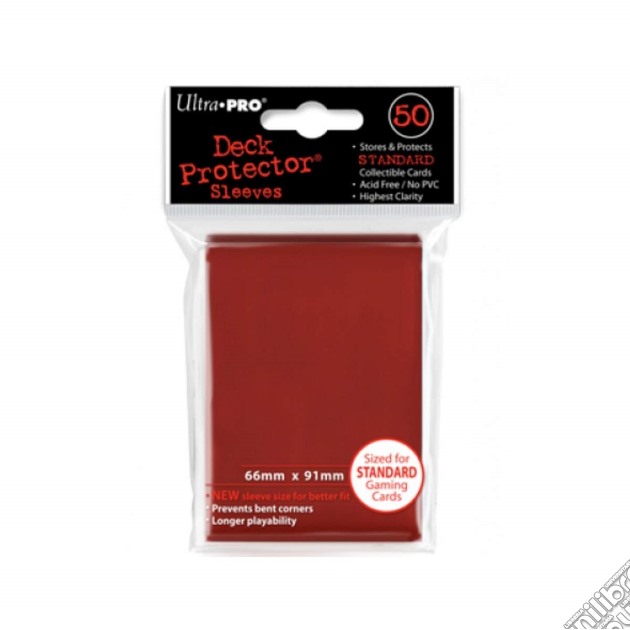 Ultra Pro - Sleeves Red 50 D12 gioco