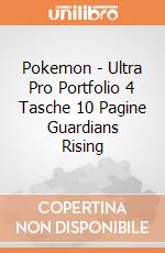 Pokemon - Ultra Pro Portfolio 4 Tasche 10 Pagine Guardians Rising gioco di Konami