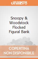 Snoopy & Woodstock Flocked Figural Bank giochi