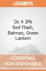Dc 4 3Pk Red Flash, Batman, Green Lantern gioco di Monogram